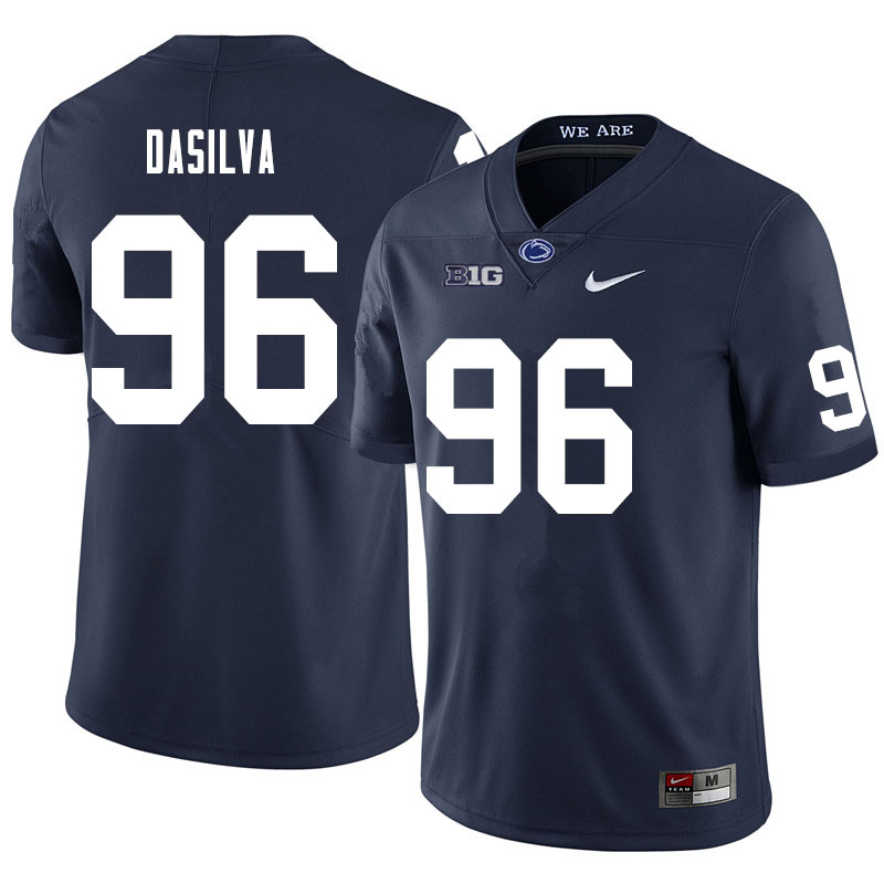 NCAA Nike Men's Penn State Nittany Lions Anthony DaSilva #96 College Football Authentic Navy Stitched Jersey WDV2798WU